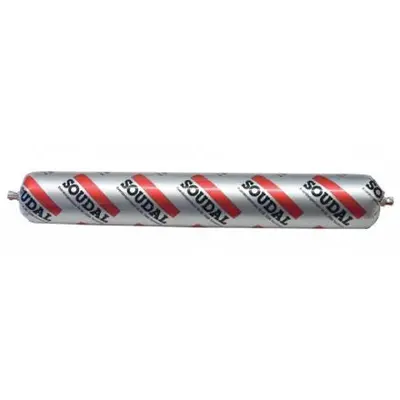 Клей-герметик Soudal Soudaflex 40FC полиуретановый серый 600мл