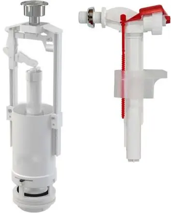 Выпускной комплект с боковой подводкой,со стоп кнопкой(одинарной)  1/2  SА2000