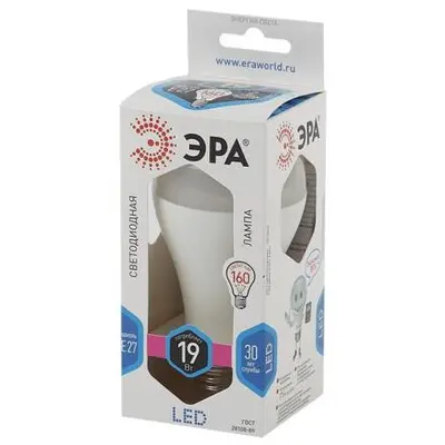Лампа LED 19Вт 4000К E27 A60 ЭРА