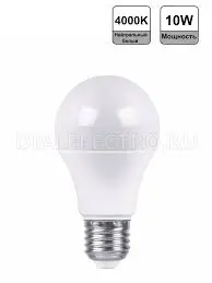 Лампа LED 11Вт 6000К E27 A60 ЭРА