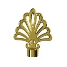 Наконечник "Веер" 16мм золото-глянец в туб (пара)