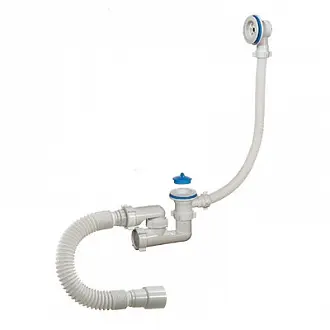 Сифон для ванны А-70089 1-1/2*40 с г/т регулируемый ОРИО