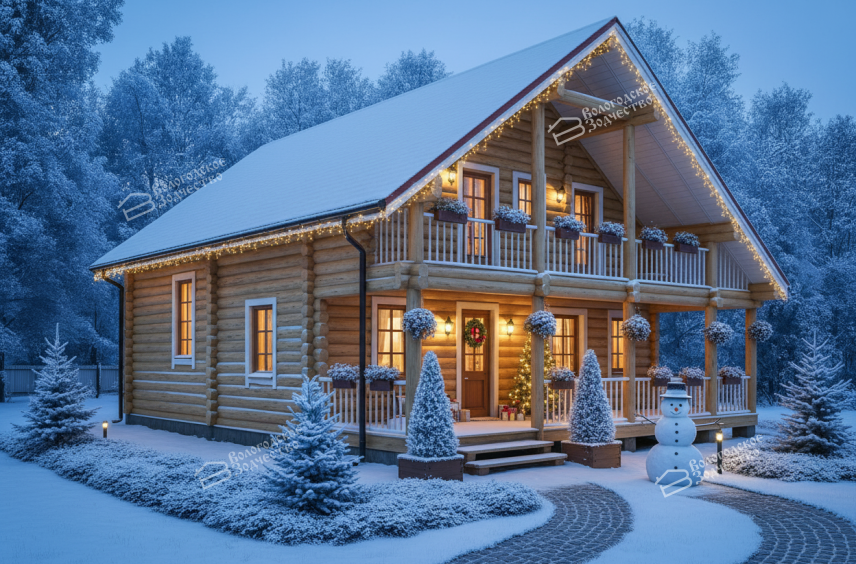 Дом из бревна VZ-101