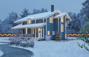 Дом из бревна VZ-102 