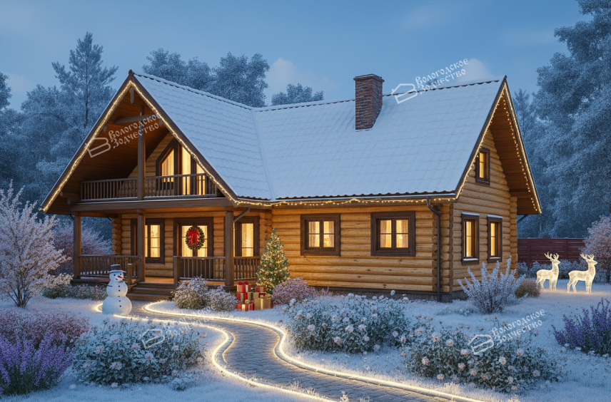 Дом из бревна VZ-103