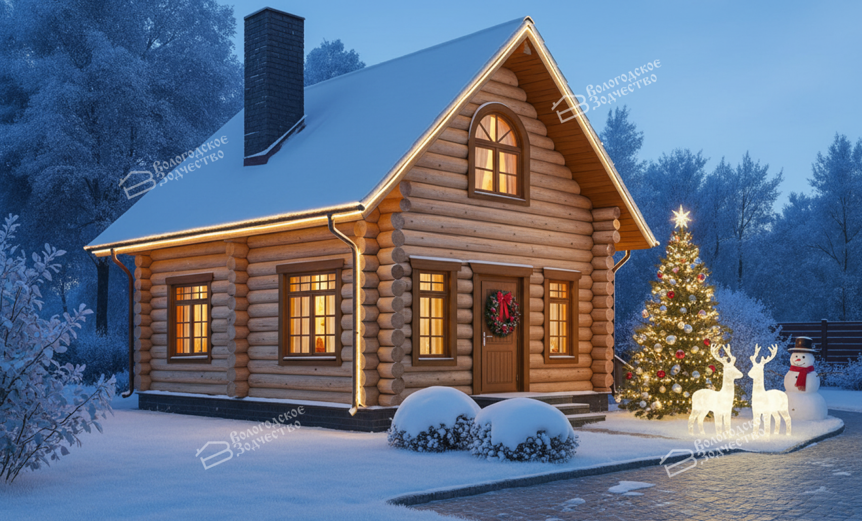 Дом из бревна VZ-104
