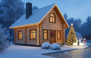 Дом из бревна VZ-104