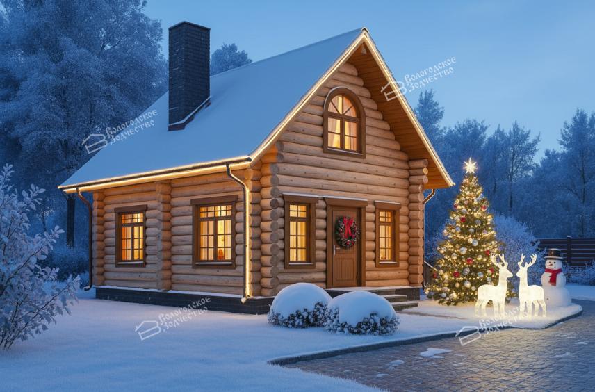 Дом из бревна VZ-104