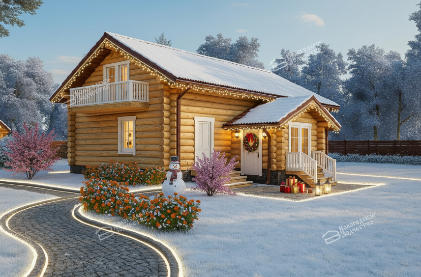 Дом из бревна VZ-107 