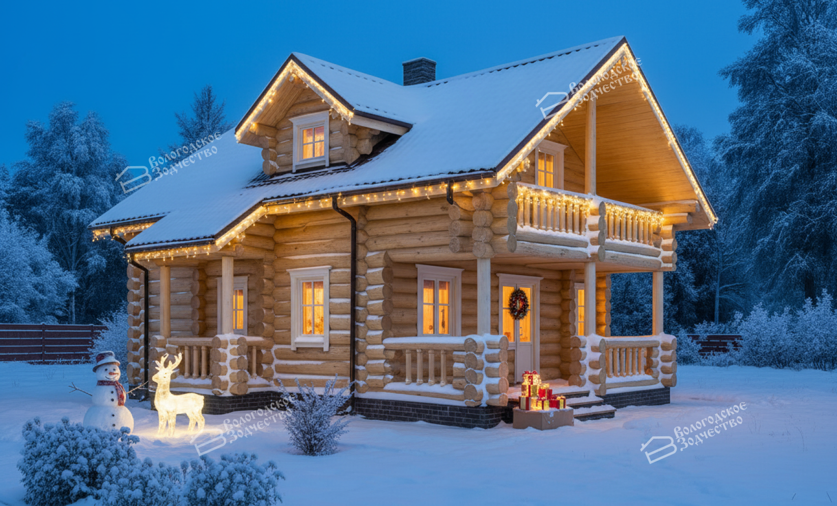 Дом из бревна VZ-108