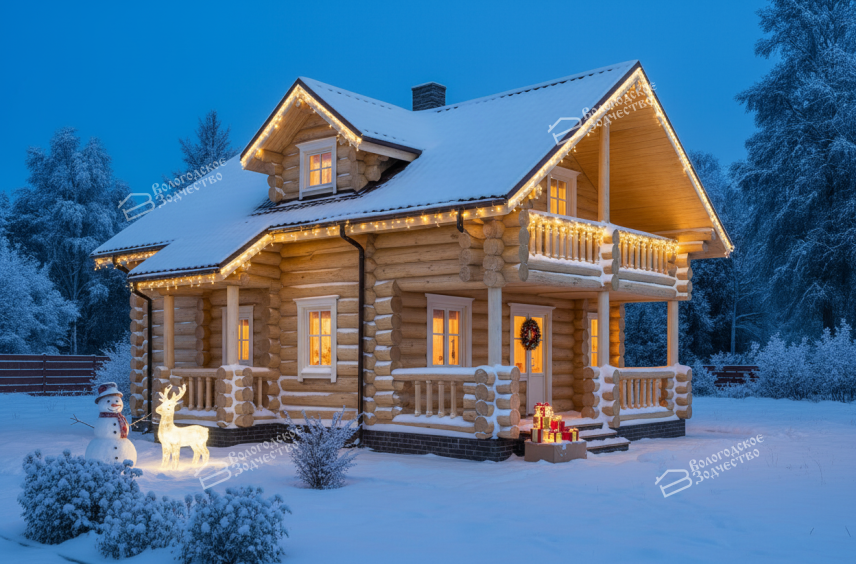 Дом из бревна VZ-108