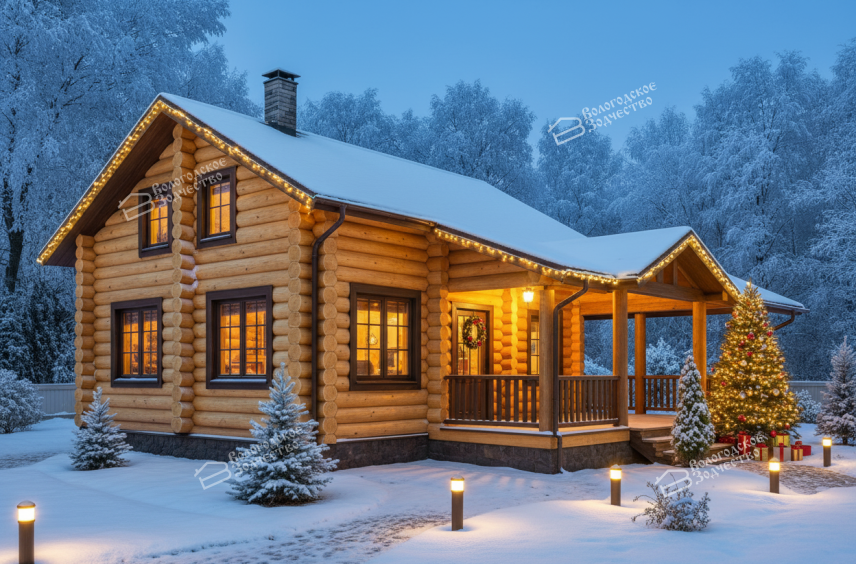 Дом из бревна VZ-109