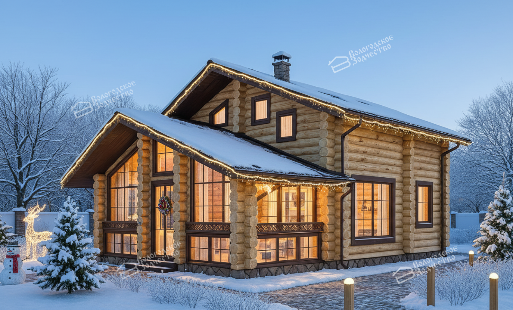 Дом из бревна VZ-111