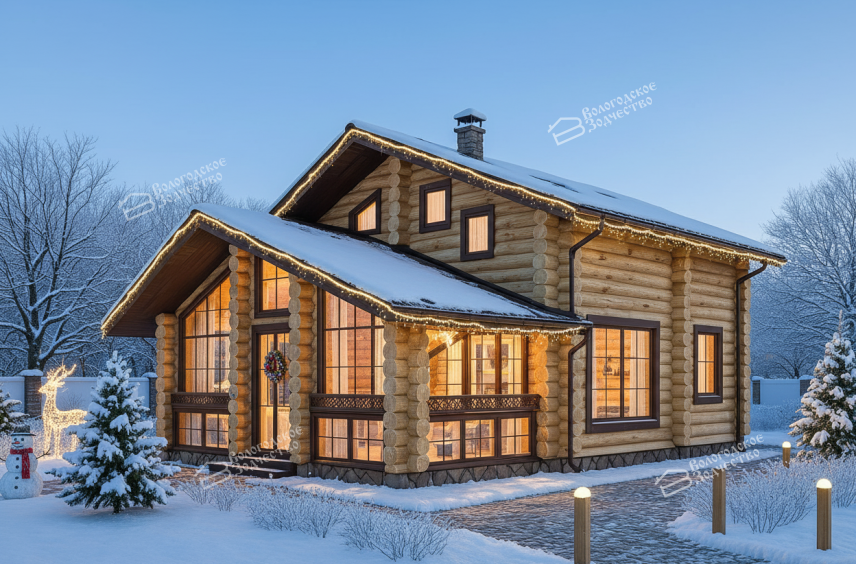 Дом из бревна VZ-111
