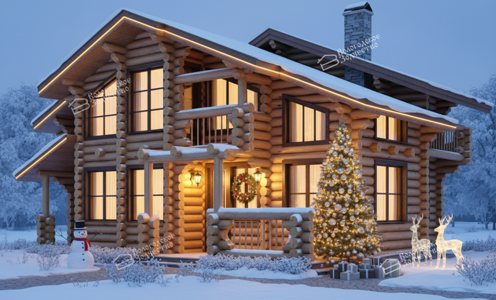 Дом из бревна VZ-118