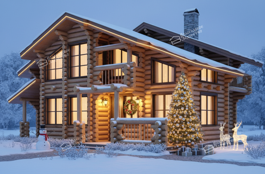 Дом из бревна VZ-118