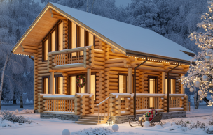 Дом из бревна VZ-119
