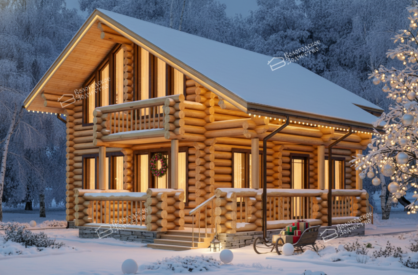 Дом из бревна VZ-119