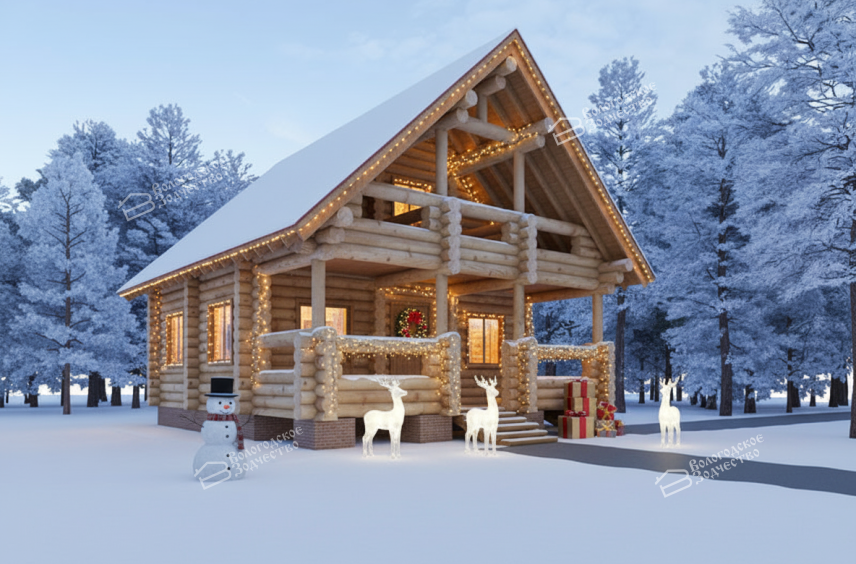 Дом из бревна VZ-121