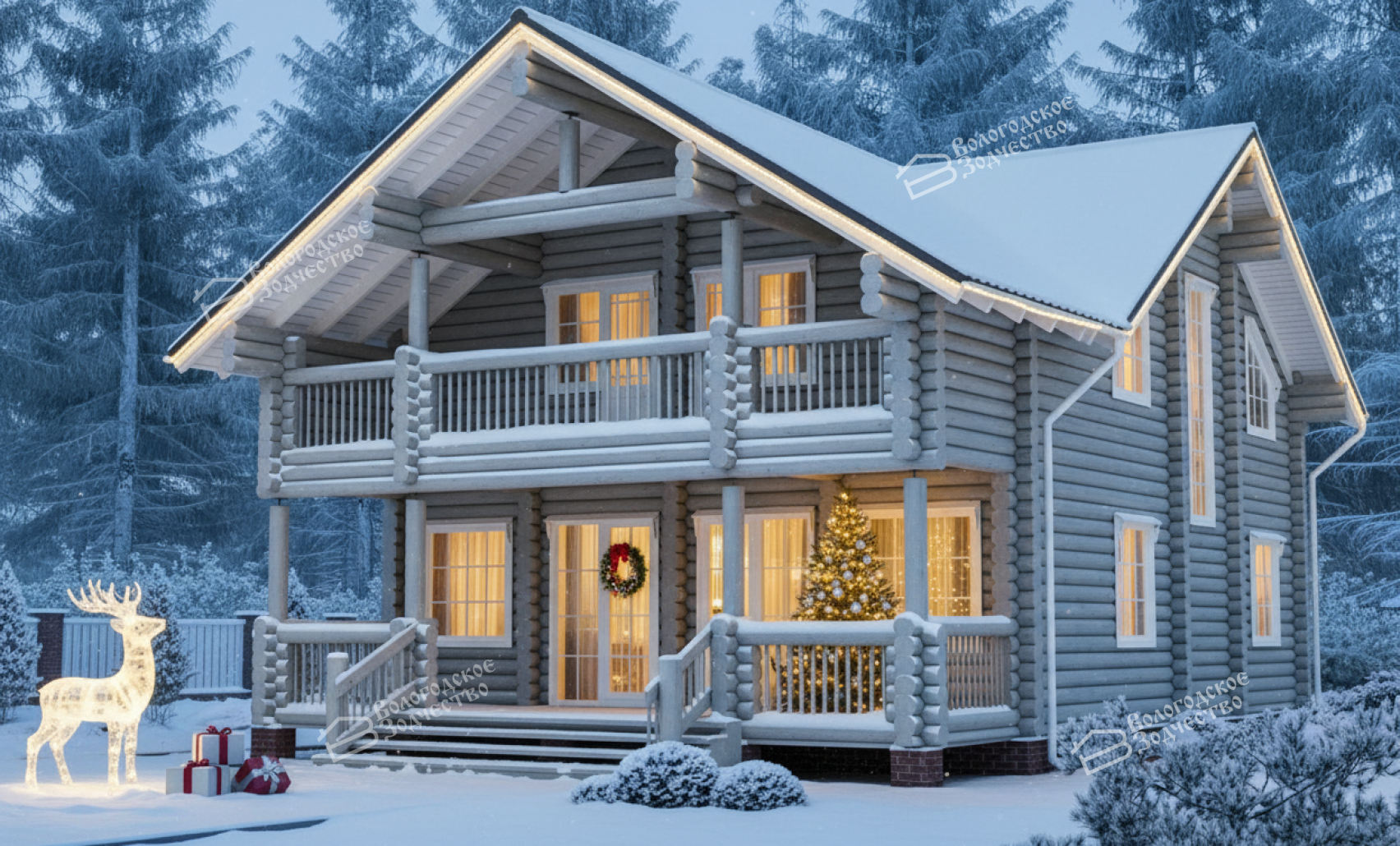 Дом из бревна VZ-123