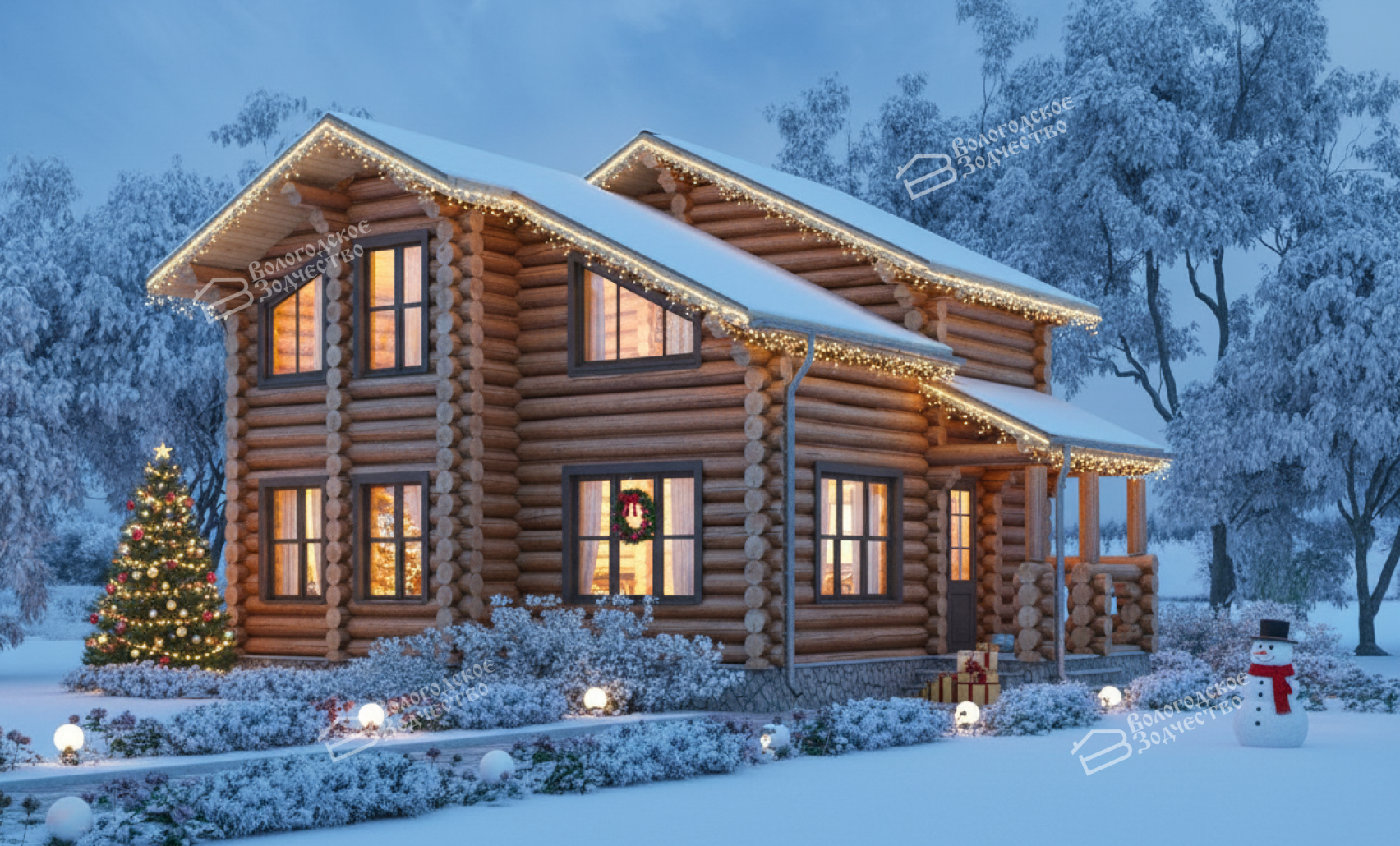 Дом из бревна VZ-125