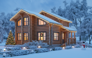 Дом из бревна VZ-125