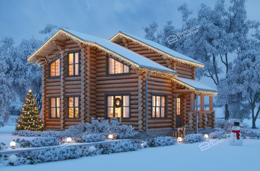 Дом из бревна VZ-125