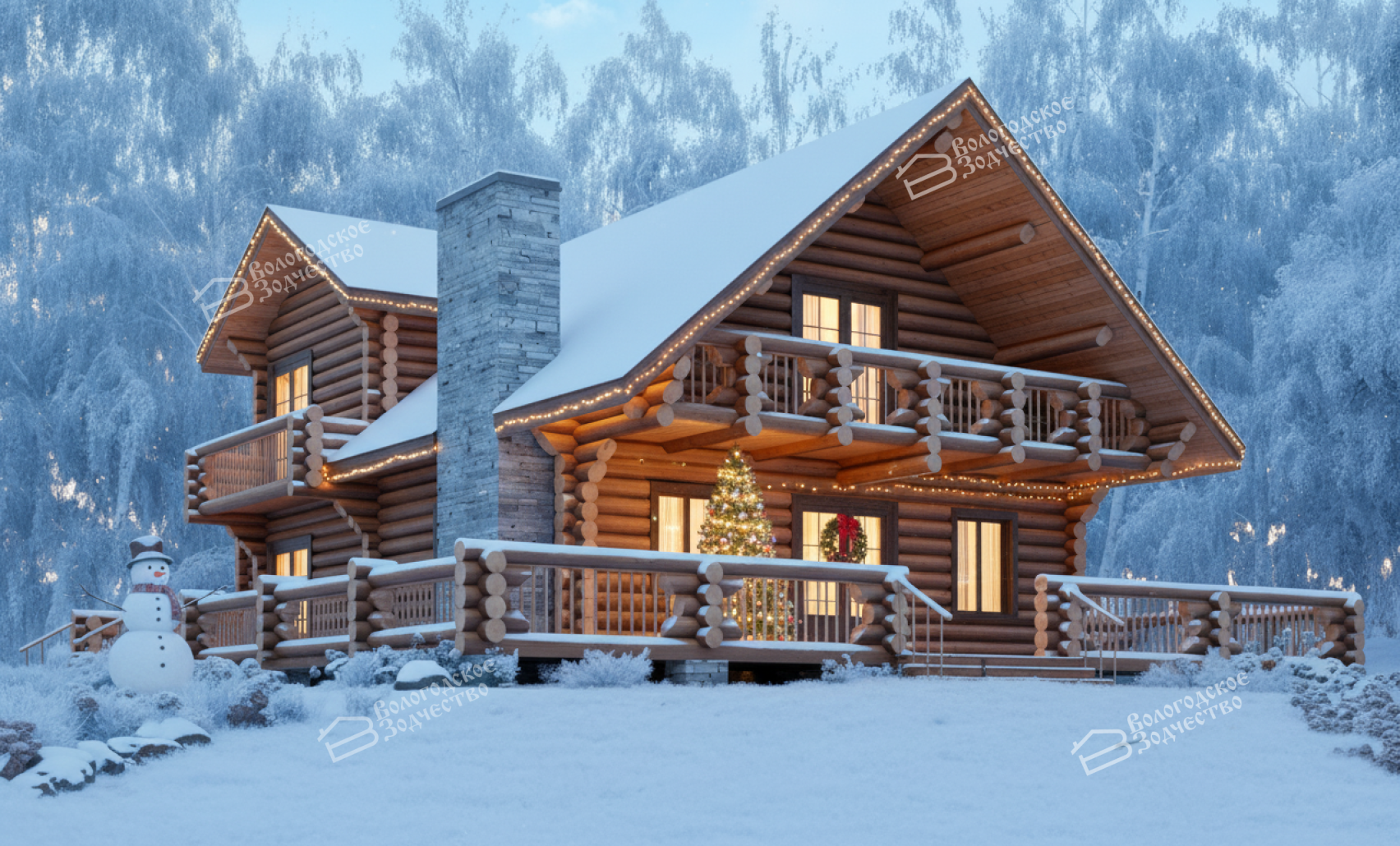 Дом из бревна VZ-126