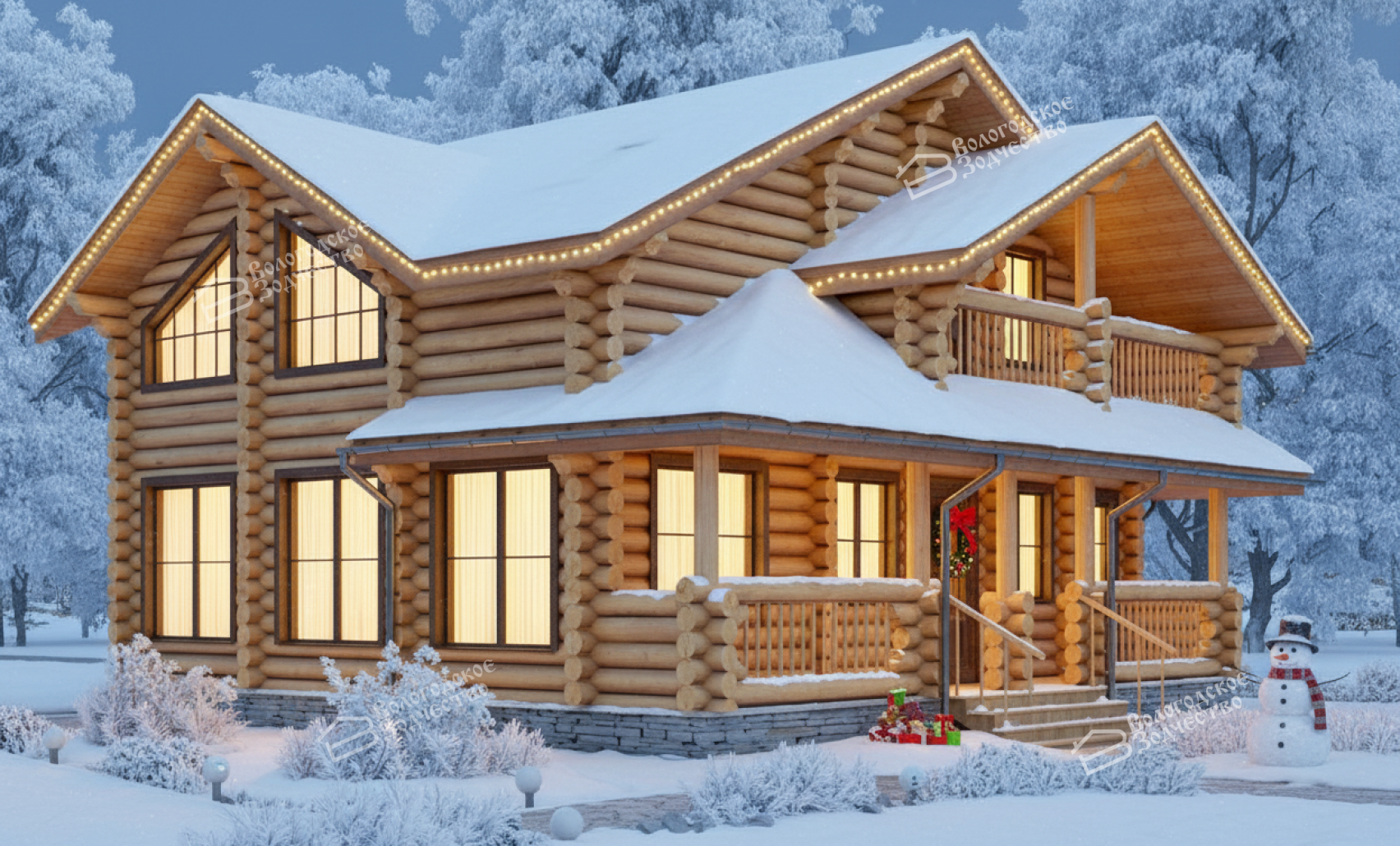 Дом из бревна VZ-127