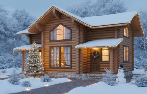 Дом из бревна VZ-131