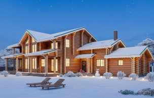 Дом из бревна VZ-132  