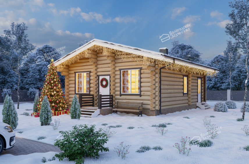 Дом из бревна VZ-135 