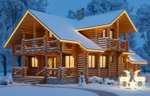 Дом из бревна VZ-137