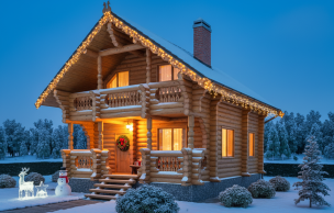 Дом из бревна VZ-138