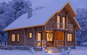 Дом из бревна VZ-139