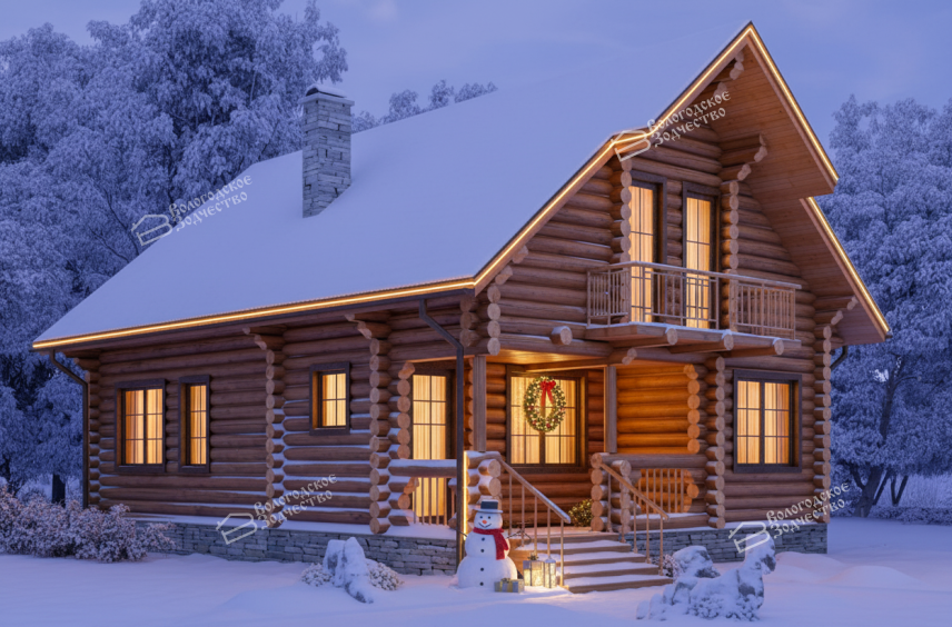 Дом из бревна VZ-139