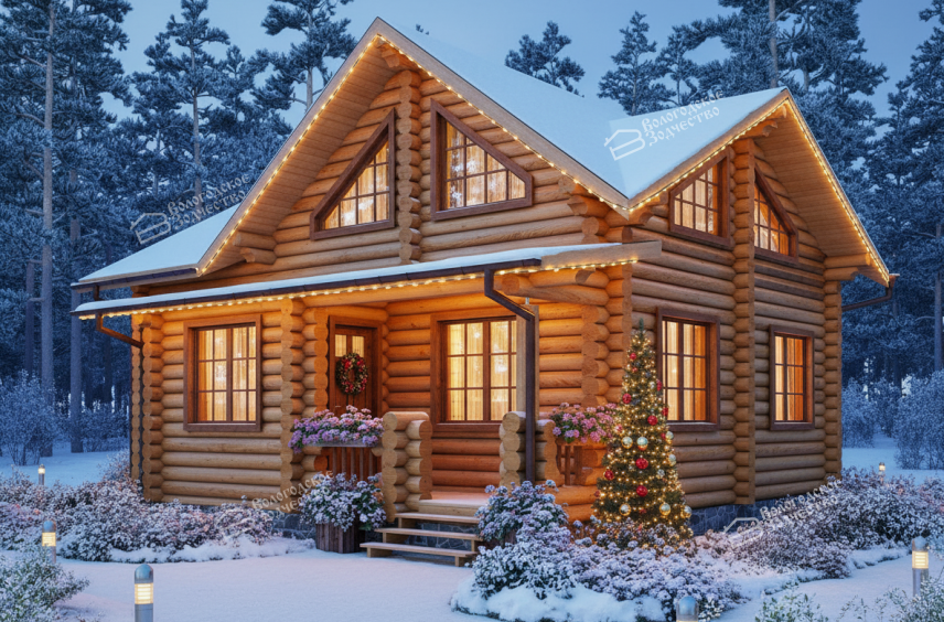 Дом из бревна VZ-141