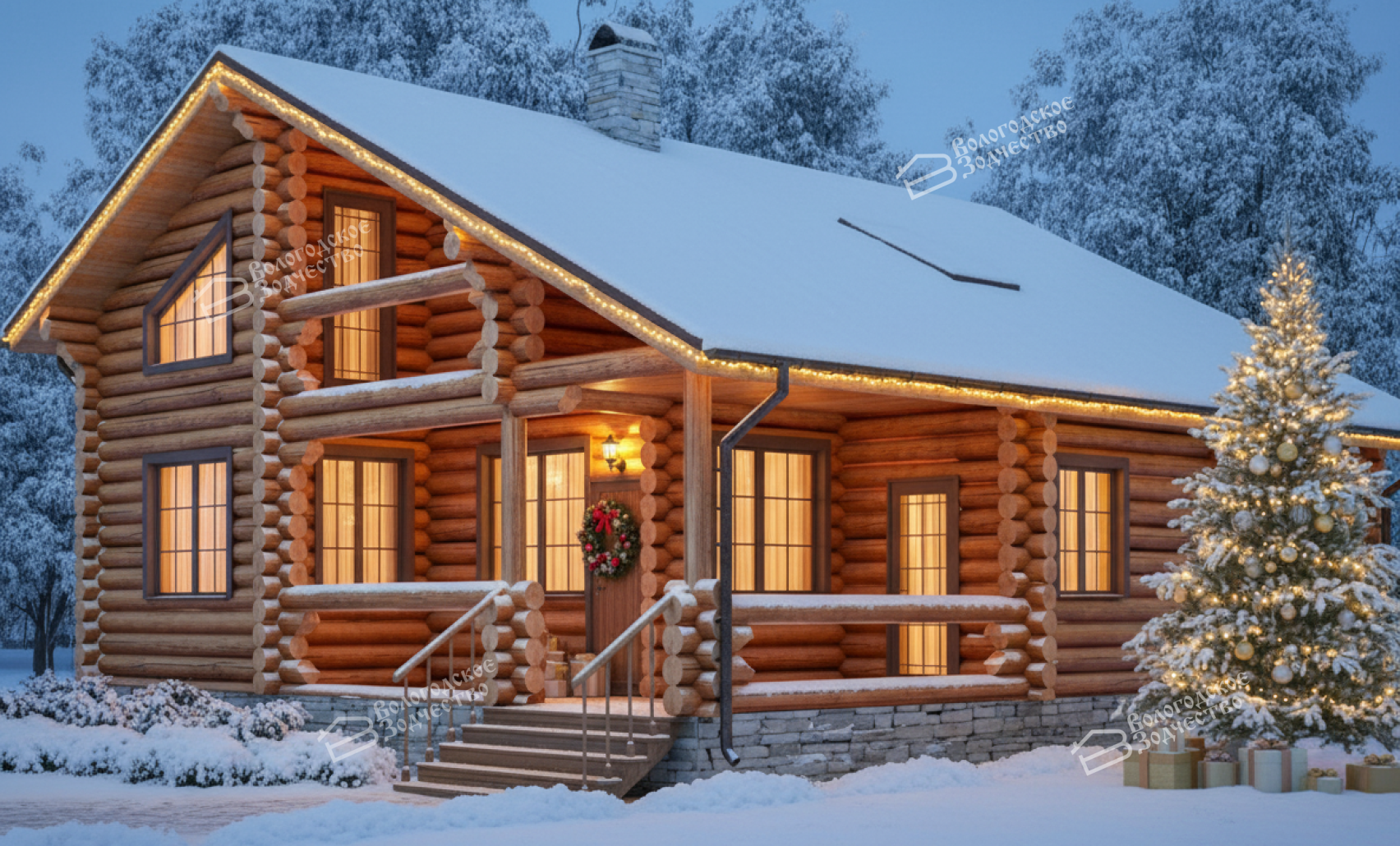 Дом из бревна VZ-142 