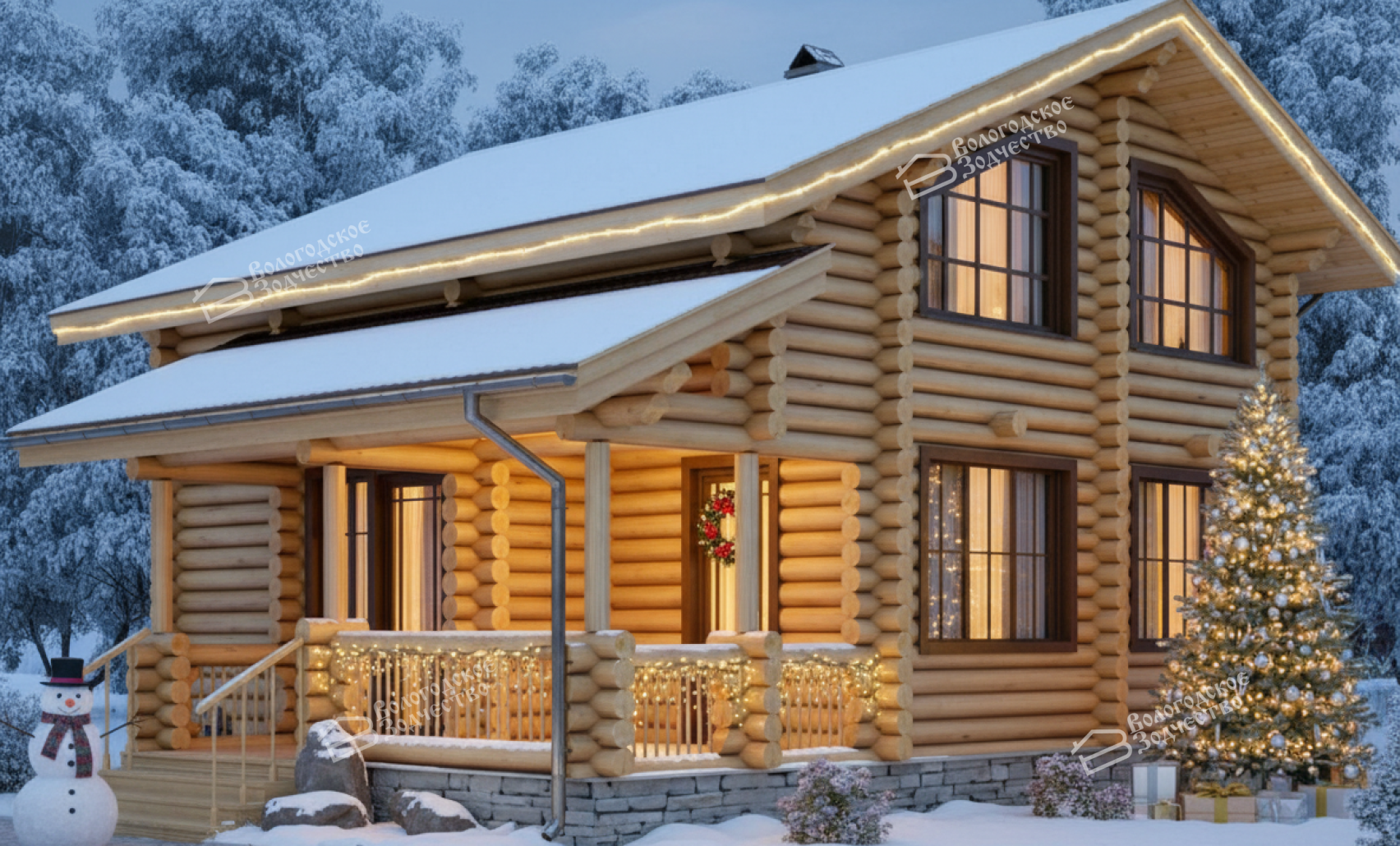 Дом из бревна VZ-143 