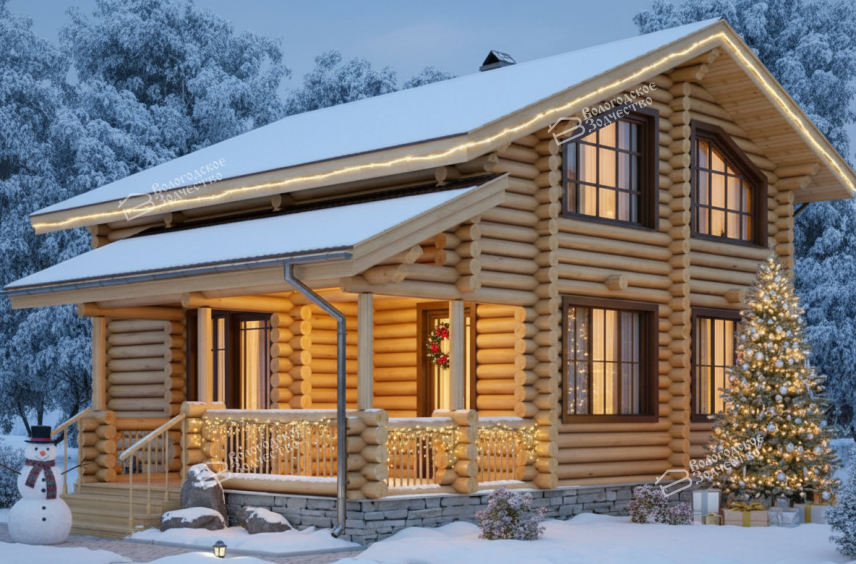 Дом из бревна VZ-143 