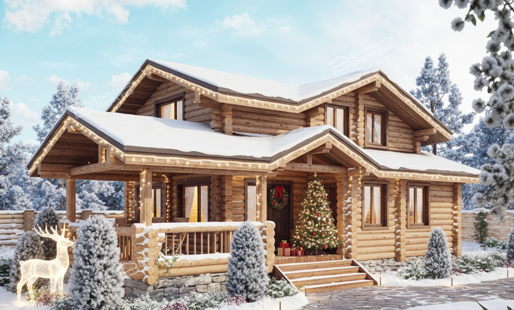 Дом из бревна VZ-144 