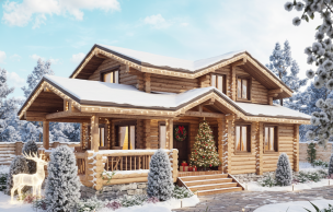 Дом из бревна VZ-144 