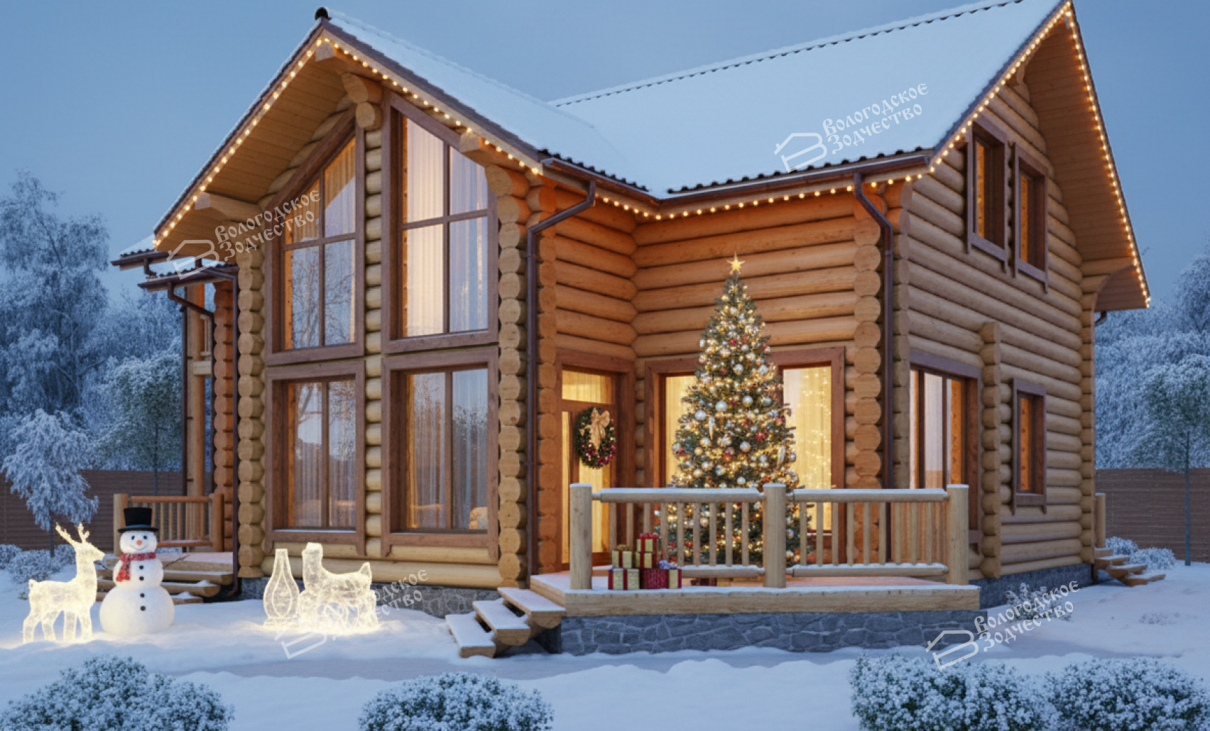 Дом из бревна VZ-145