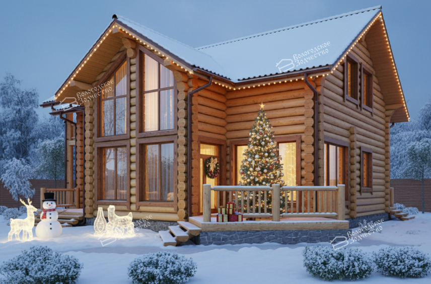 Дом из бревна VZ-145