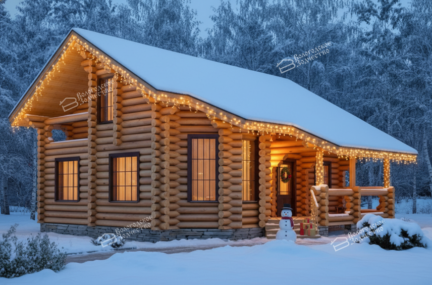 Дом из бревна VZ-146