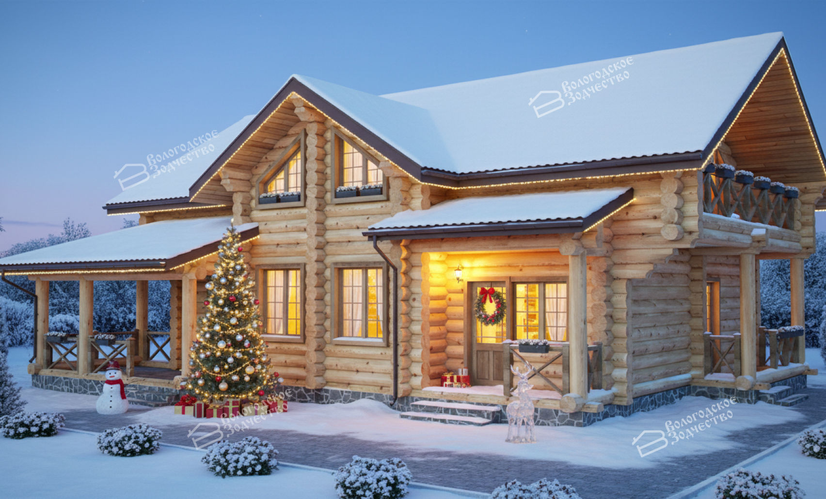Дом из бревна VZ-151