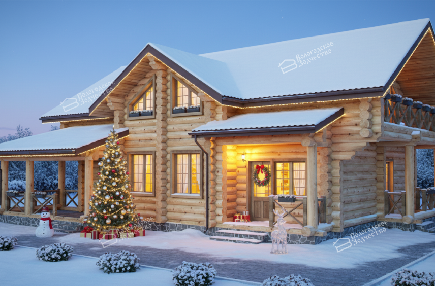 Дом из бревна VZ-151
