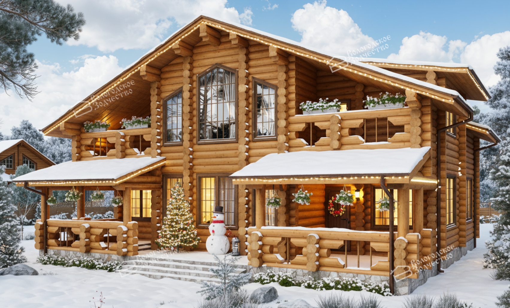Дом из бревна VZ-152