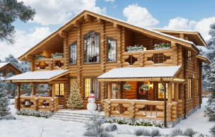 Дом из бревна VZ-152