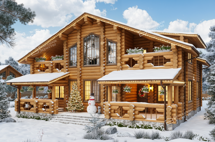 Дом из бревна VZ-152